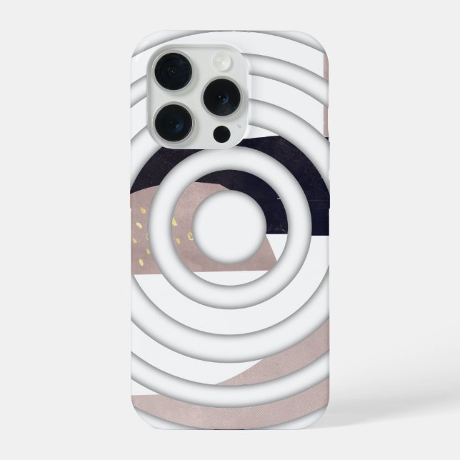 Design de capa de Iphone 15 pro abstrato (Verso)