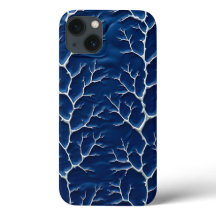 Design de capa de iPhone com textura de galho índi