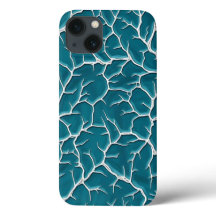 Design de capa de iPhone com textura de raio azul-