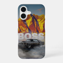 Design de capa de telefone de muscle car dos anos