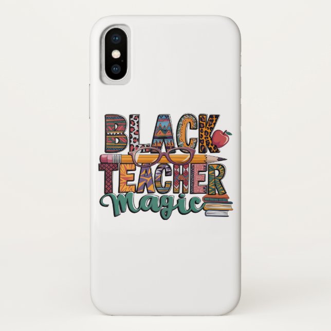 Design de capas de iphone de  mágica do professor  (Verso)