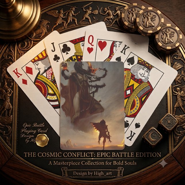 Design de Carta de Baralho de Batalha Épica (Criador carregado)