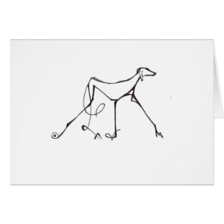 Design de cartão de Azawakh por David Moore