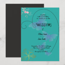 Design de cartão de casamento Elegante