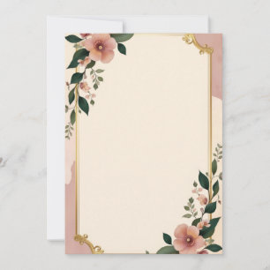 Design de Cartão de Convite PREMIUM