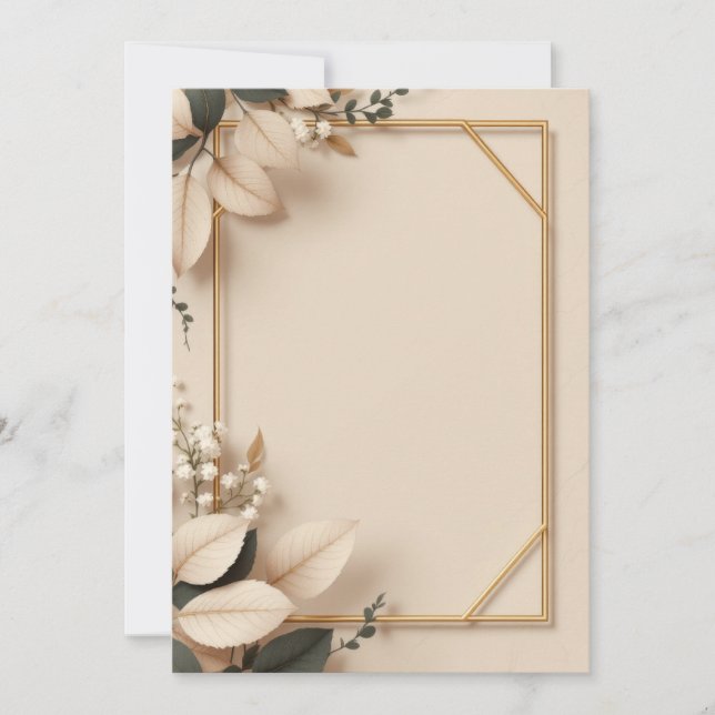 Design de Cartão de Convite PREMIUM (Frente)