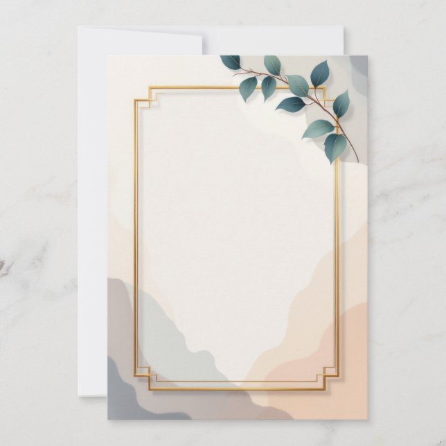 Design de Cartão de Convite PREMIUM (Frente)