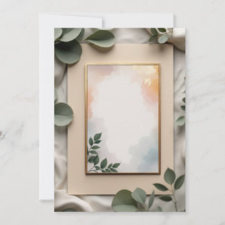 Design de Cartão de Convite PREMIUM