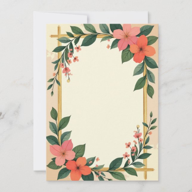 DESIGN de Cartão de Convite PREMIUM (Frente)