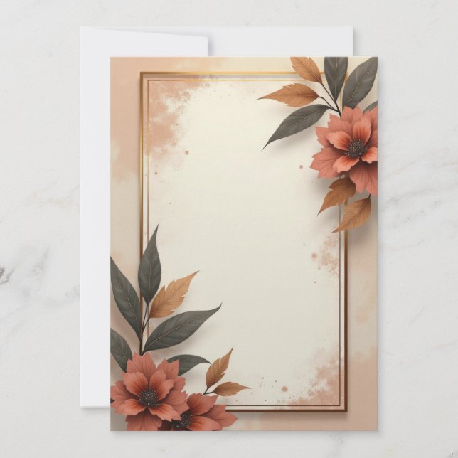 Design de Cartão de Convite PREMIUM (Frente)