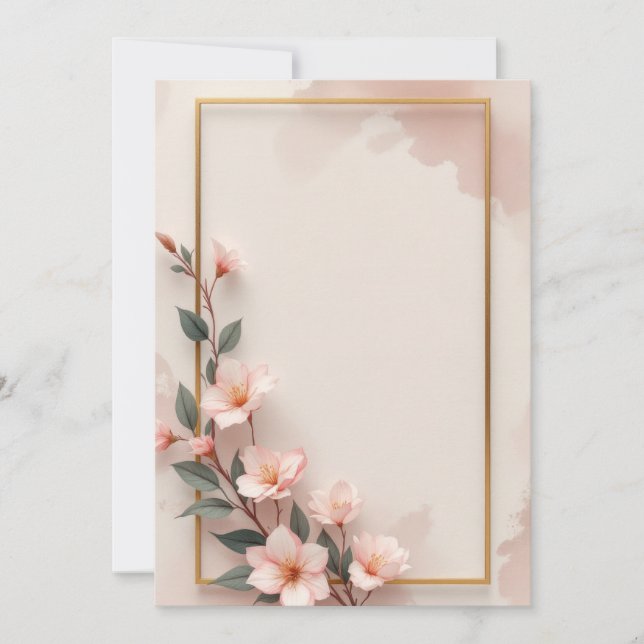 Design de Cartão de Convite PREMIUM (Frente)