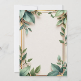 DESIGN de Cartão de Convite PREMIUM