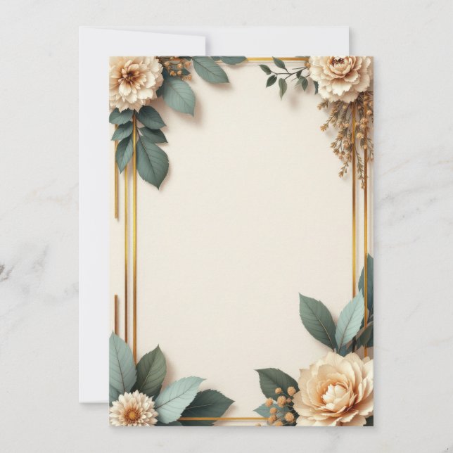 Design de Cartão de Convite PREMIUM (Frente)