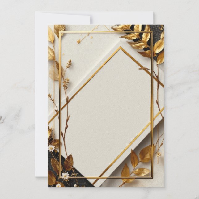 Design de Cartão de Convite PREMIUM (Frente)