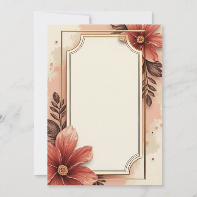 Design de Cartão de Convite PREMIUM (Frente)