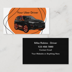 Design de Cartão de visita de driver moderno legal