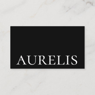 Design de Cartão de visita de tipografia minimalis