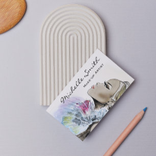 Design de cartão de visita do artista de