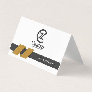 Design de Cartão de Visita Personalizado Elegante