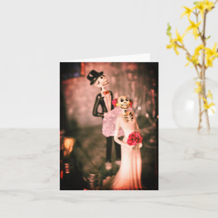 Design de Casamento de Esqueleto de Cartão de Saud