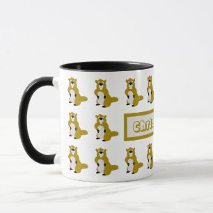 Design de Castor em Caneca