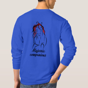 design de cavalo bonito para t-shirt