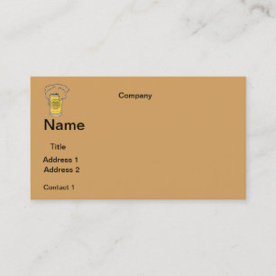 design de CERVEJA cartões de visitas de de de