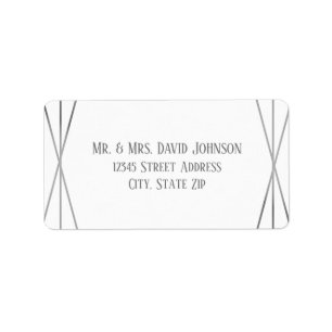 Design de Cinza de Mod do Médio - Etiqueta de End