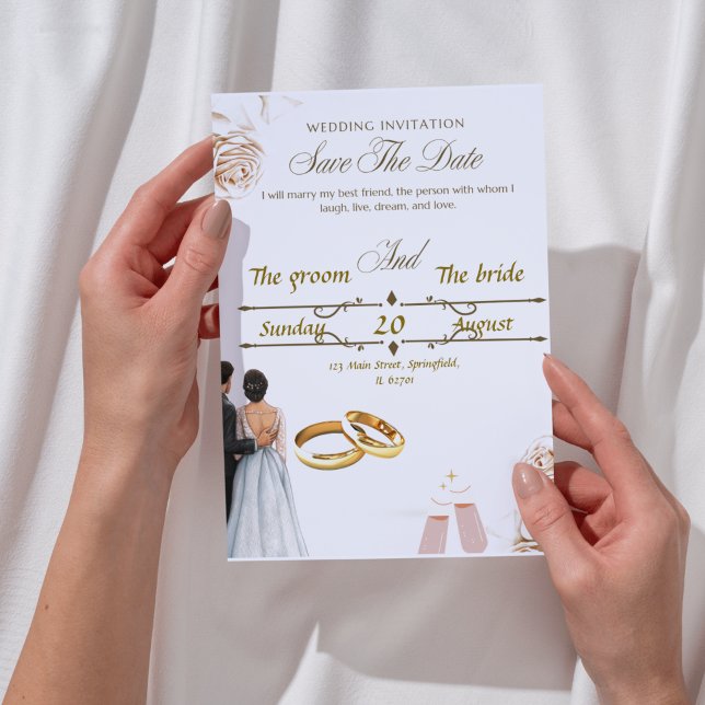 Design de Convite Elegante - Eterno Beaut (Criador carregado)