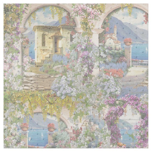 Design de decor para um Tecido de vila italiano (Detalhe)