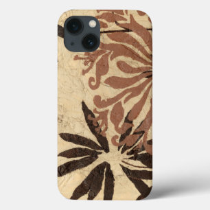 Design de Estêncil Floral com Folhas de Tawny