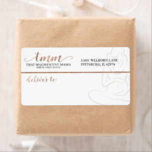 Design de Etiqueta Personalizada   Modelo não edi
