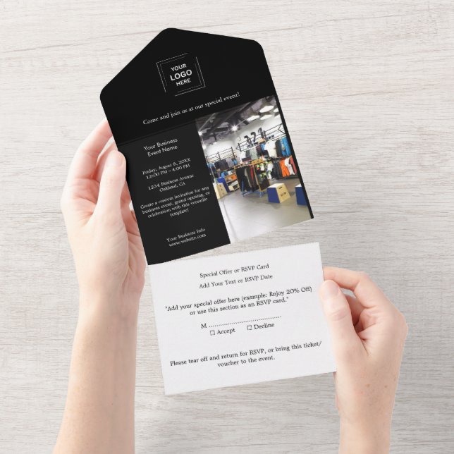 Design de Eventos Empresariais Profissionais Moder (Aba destacável)