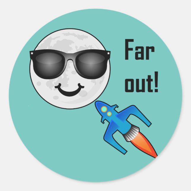 Design de Extremidade - Adesivo redondo clássico (Frente)