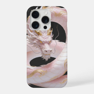 Design de fantasia de dragão de ouro branco chinês