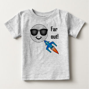 Design de Far Out - Camiseta Baby Fine Jersey