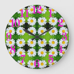 Design de Flor ButterCup para Relógio de Parede Ac