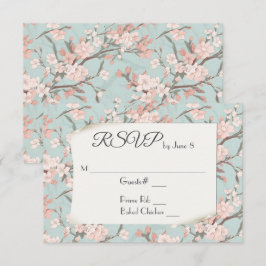 Design de Flor de Cerejeira Sakura RSVP