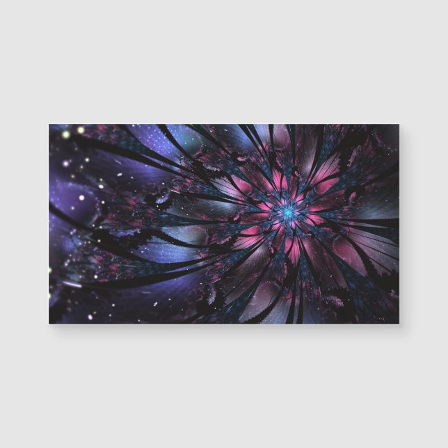 design de flor fractal abstrato. (Frente)