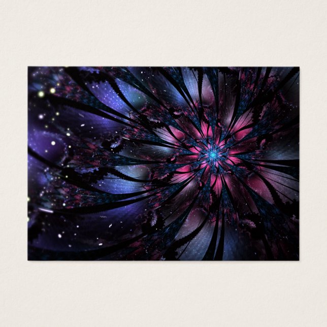 design de flor fractal abstrato. (Frente)
