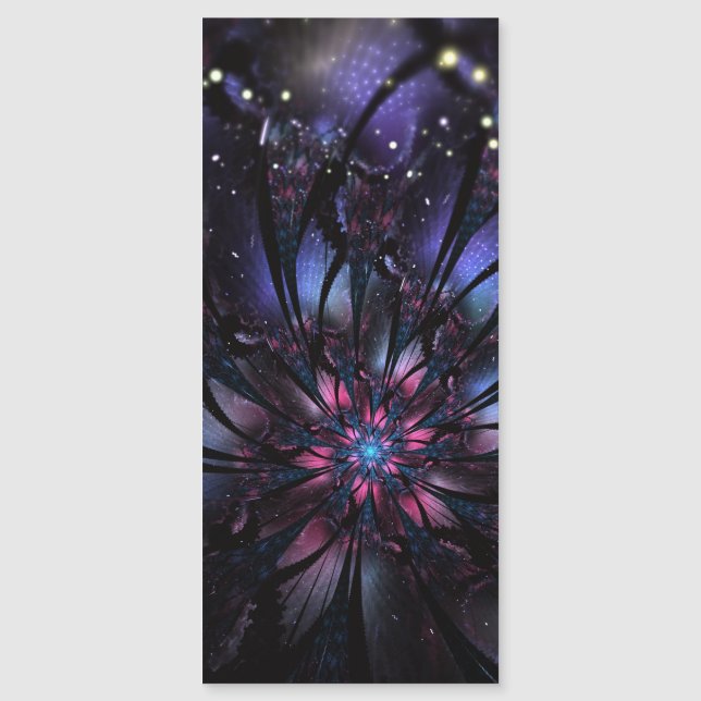 design de flor fractal abstrato. (Frente)