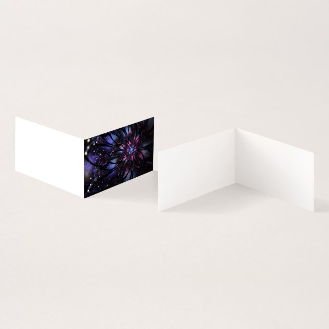 design de flor fractal abstrato.  (Interior e exterior)