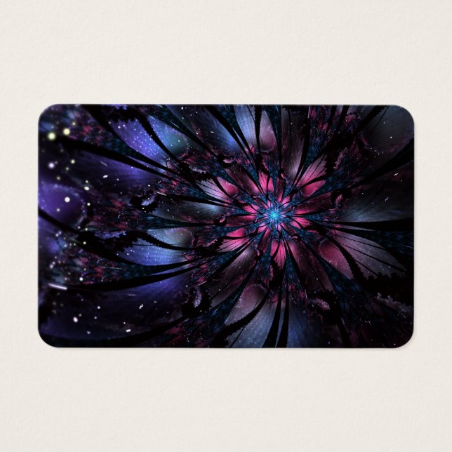 design de flor fractal abstrato. (Frente)