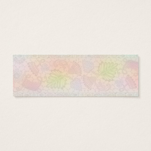 Design de flor pastel romântica (Verso)