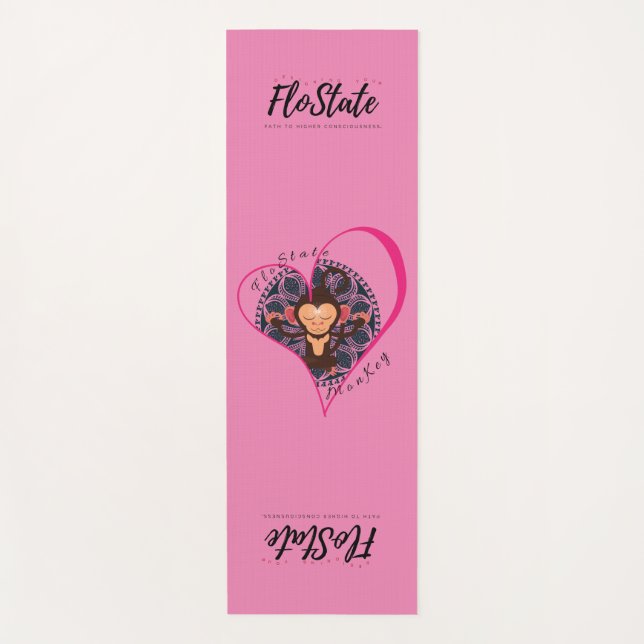 Design de FloState Yoga e tapete de Malhação (Frente)