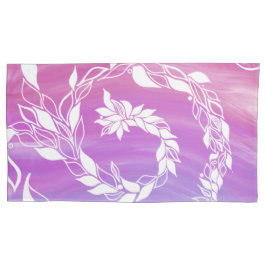 design de folha abstrato sobre fundo rosa