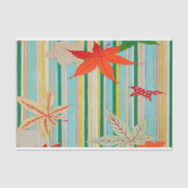 Design de Folha Antiquada - Papel Tecido para Arra