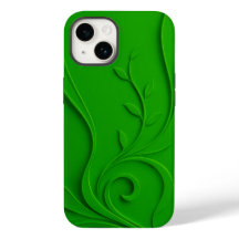 Design de Folha Minimalista Verde