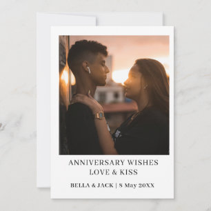 Design de Foto de Aniversário Minimalista Moderno