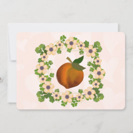 Design de fruta de pêssego